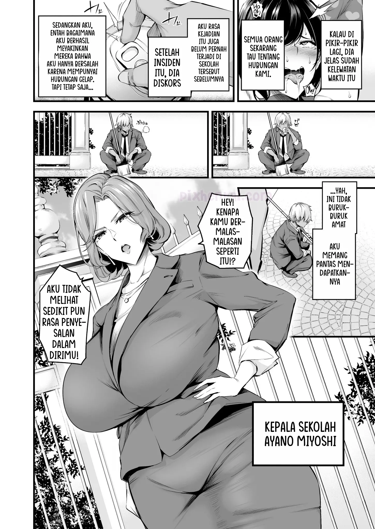 Komik hentai xxx manga sex bokep The sow principal of Shiramine Academy prologue 3